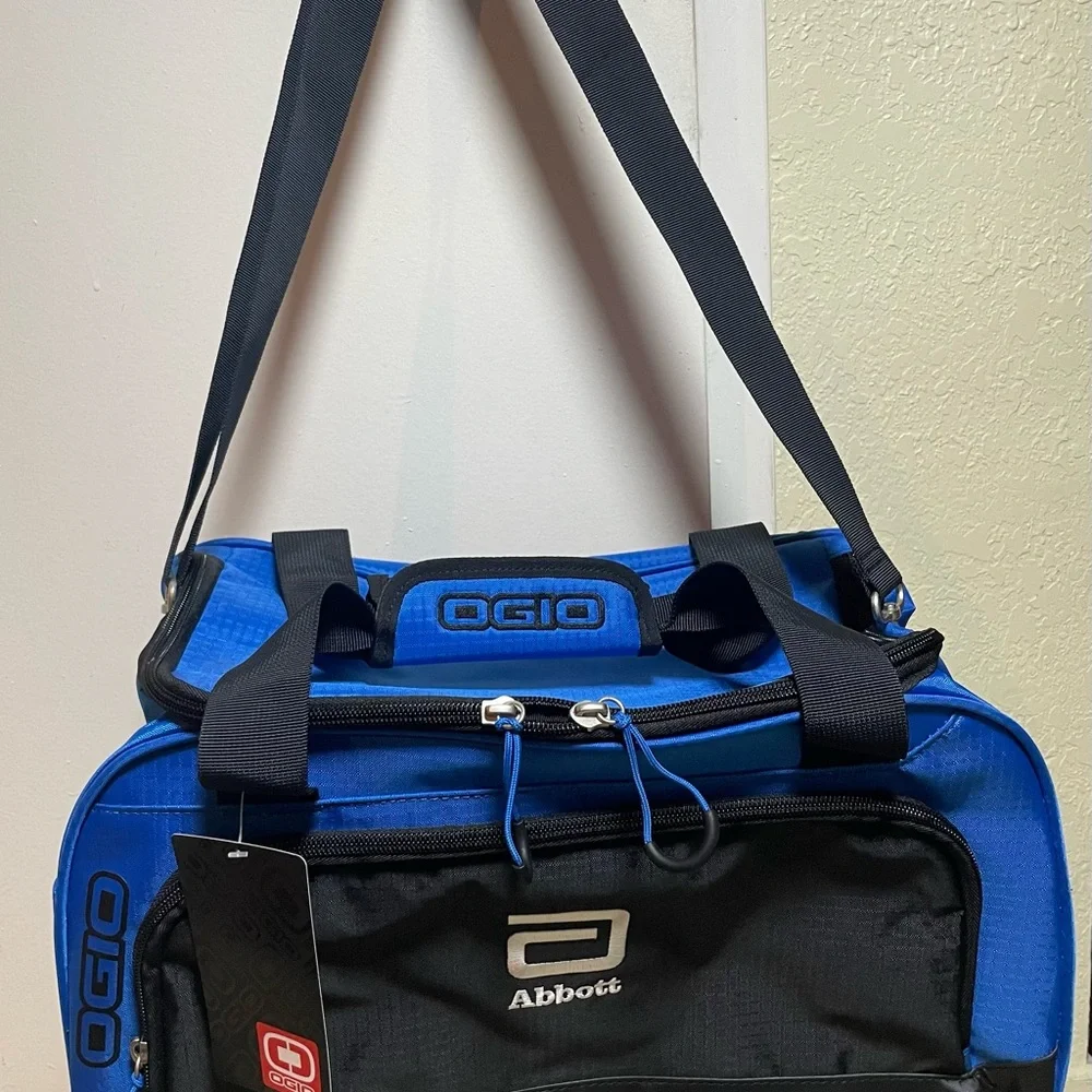 OGIO Blue and Black Travel Duffel with Logo